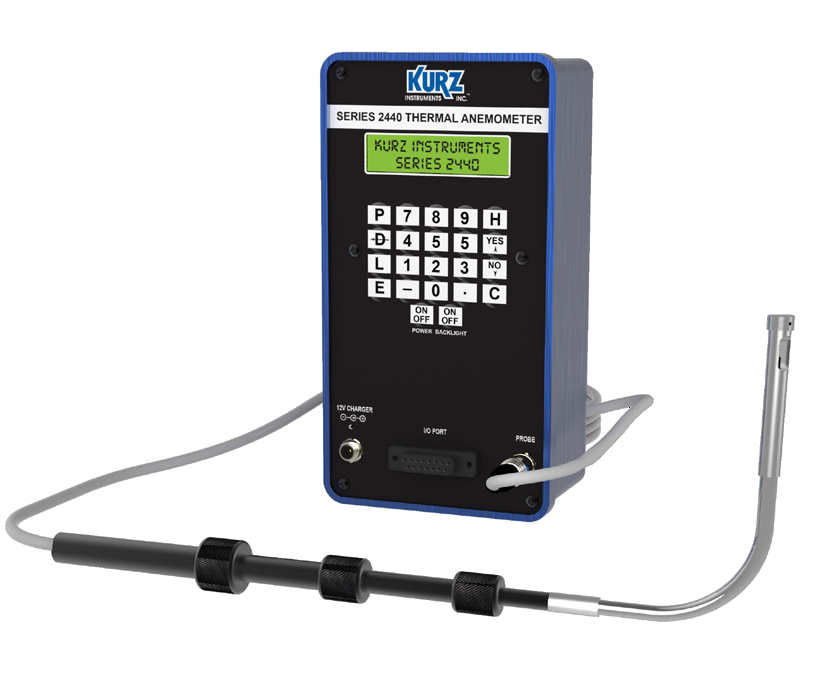 Kurz 2442 Industrial HVAC Portable Flow Meter