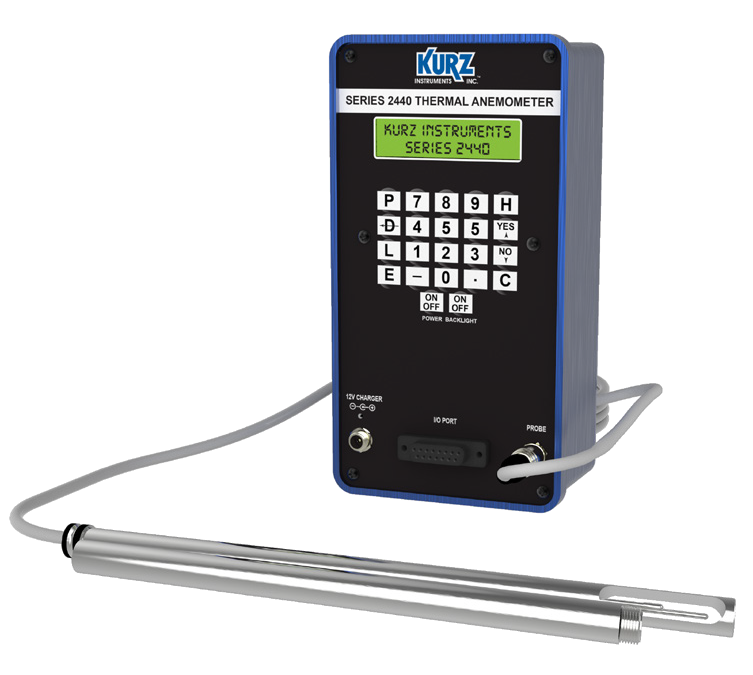 Kurz 2444 Heavy Industrial Portable Flow Meter