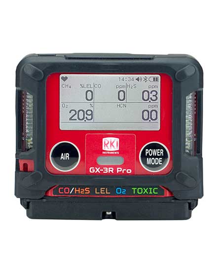 RKI GX-3R Pro Gas Detector with Wireless Communication